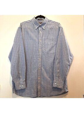 Daniel Cremieux Signature Collection Shirt Button Down Long Sleeve Large Classic